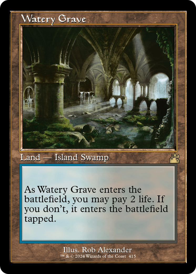 Watery Grave (Retro) [Ravnica Remastered] | Good Games Morley