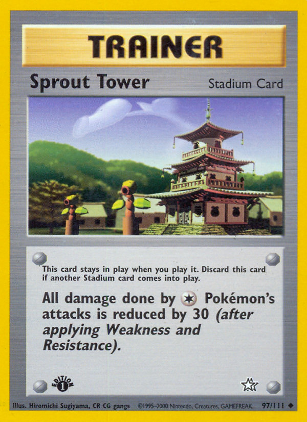 Sprout Tower (97/111) [Neo Genesis 1st Edition] | Good Games Morley