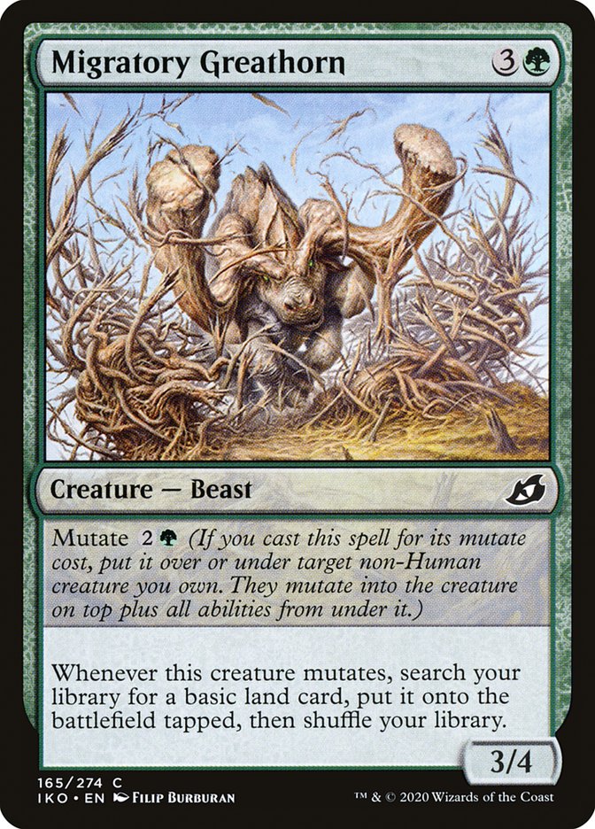 Migratory Greathorn [Ikoria: Lair of Behemoths] | Good Games Morley