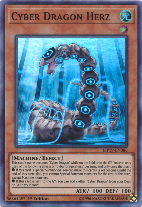 Cyber Dragon Herz [MP19-EN086] Super Rare | Good Games Morley