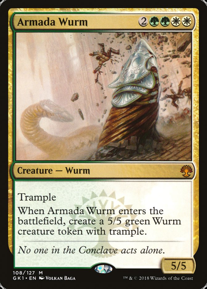 Armada Wurm [Guilds of Ravnica Guild Kit] | Good Games Morley