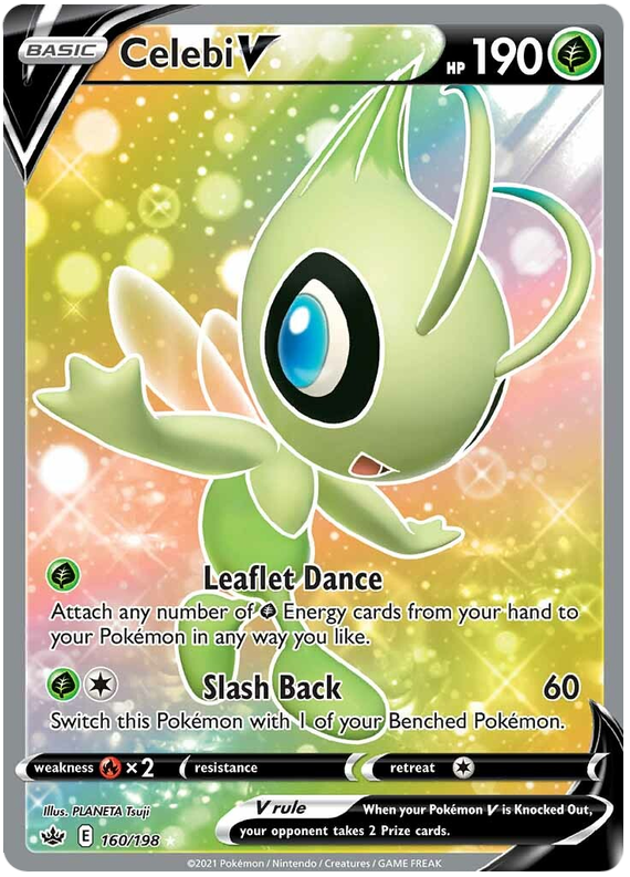 Celebi V (160/198) [Sword & Shield: Chilling Reign] | Good Games Morley