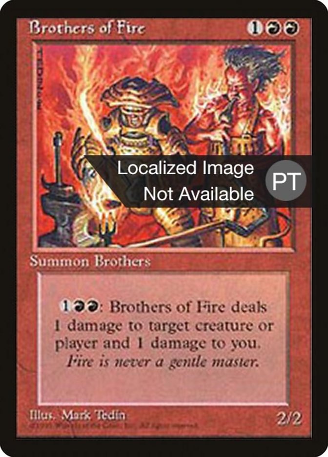 Brothers of Fire [Fourth Edition (Foreign Black Border)] | Good Games Morley