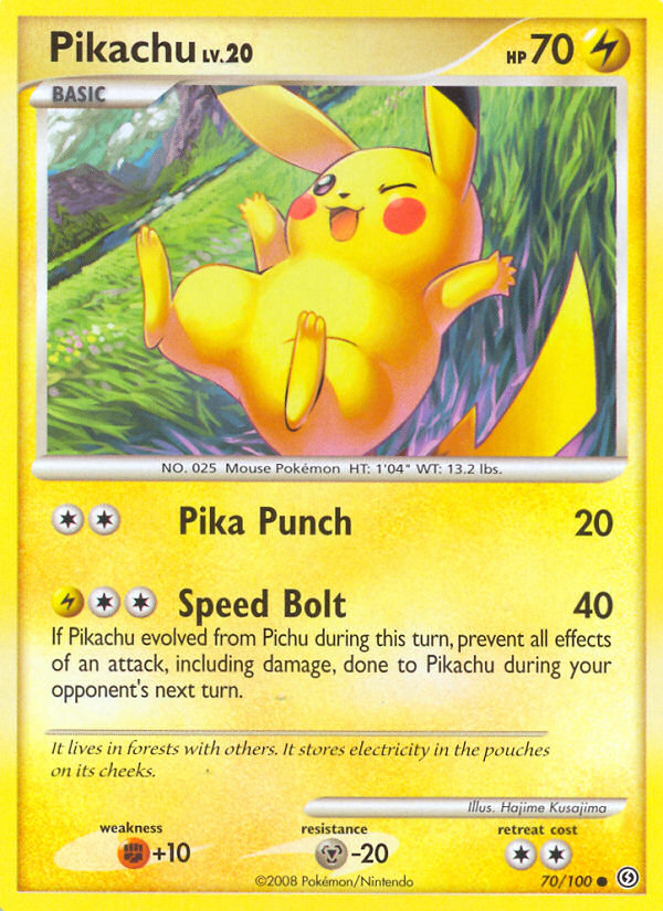 Pikachu (70/100) [Diamond & Pearl: Stormfront] | Good Games Morley