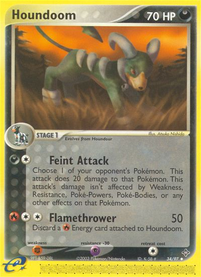 Houndoom (34/97) [EX: Dragon] | Good Games Morley