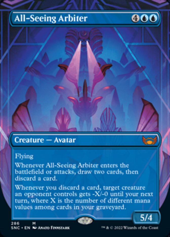 All-Seeing Arbiter (Borderless Alternate Art) [Streets of New Capenna] | Good Games Morley