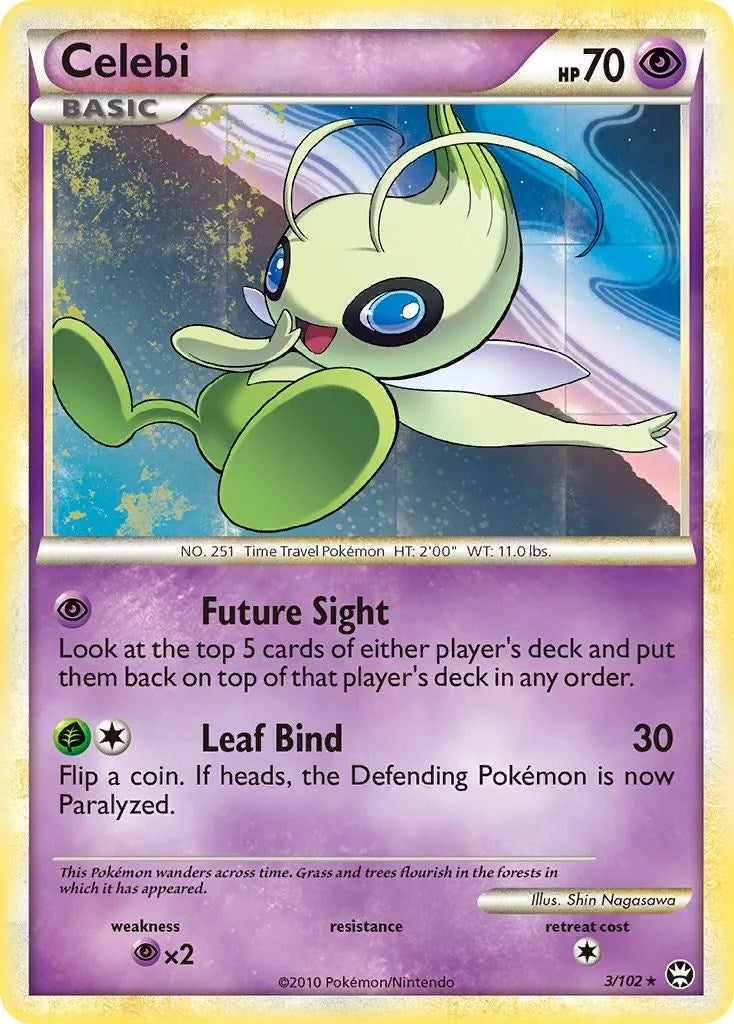 Celebi (3/102) (Movie Exclusive) [HeartGold & SoulSilver: Triumphant] | Good Games Morley