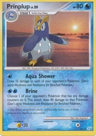 Prinplup (6/12) [Diamond & Pearl: Trainer Kit - Manaphy] | Good Games Morley