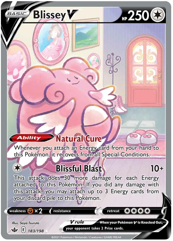 Blissey V (183/198) [Sword & Shield: Chilling Reign] | Good Games Morley