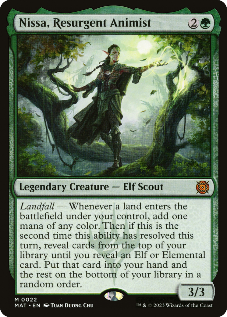 Nissa, Resurgent Animist [March of the Machine: The Aftermath] | Good Games Morley