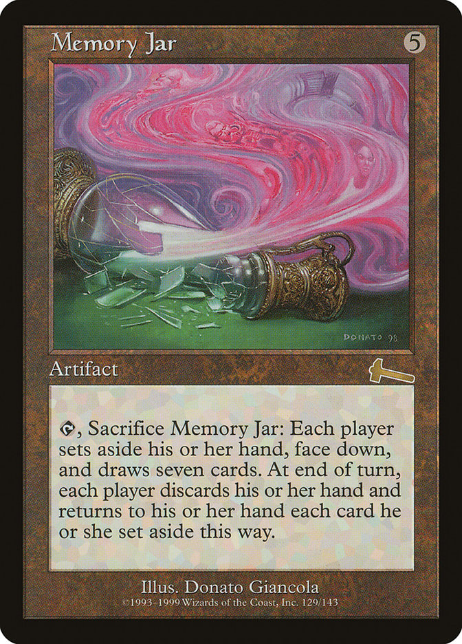 Memory Jar [Urza's Legacy] | Good Games Morley