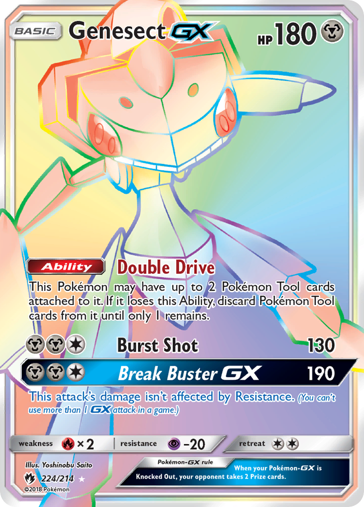 Genesect GX (224/214) [Sun & Moon: Lost Thunder] | Good Games Morley