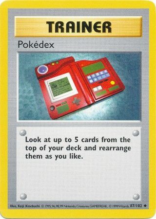 Pokedex (87/102) [Base Set Shadowless Unlimited] | Good Games Morley