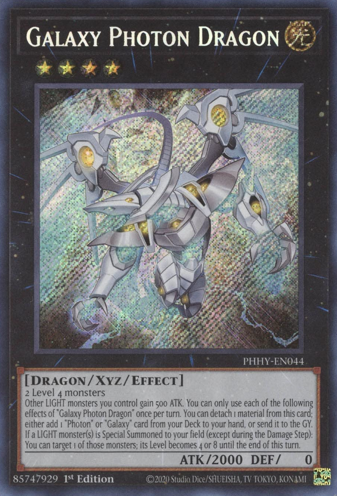 Galaxy Photon Dragon [PHHY-EN044] Secret Rare | Good Games Morley