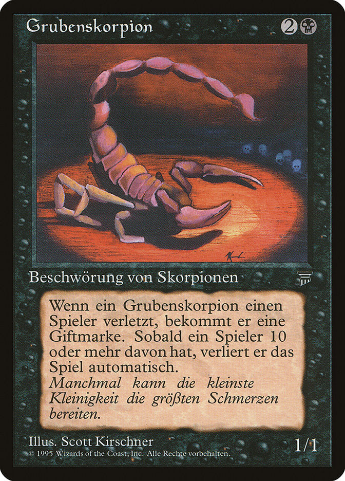 Pit Scorpion (German) - "Grubenskorpion" [Renaissance] | Good Games Morley