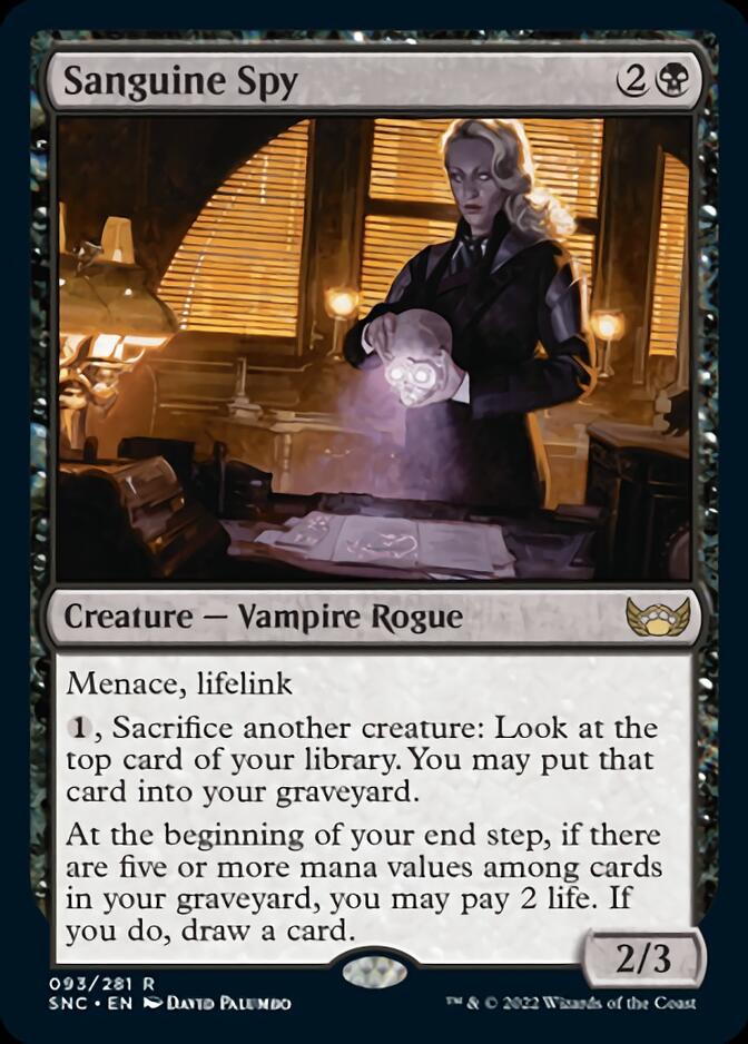 Sanguine Spy [Streets of New Capenna] | Good Games Morley