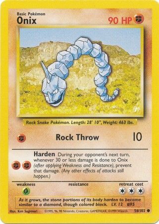 Onix (56/102) [Base Set Unlimited] | Good Games Morley