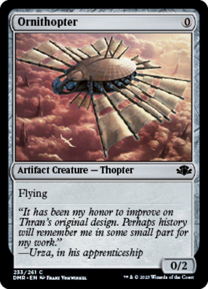 Ornithopter [Dominaria Remastered] | Good Games Morley
