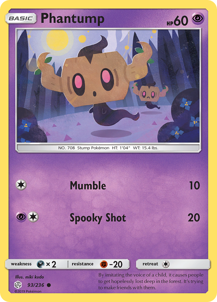 Phantump (93/236) [Sun & Moon: Cosmic Eclipse] | Good Games Morley