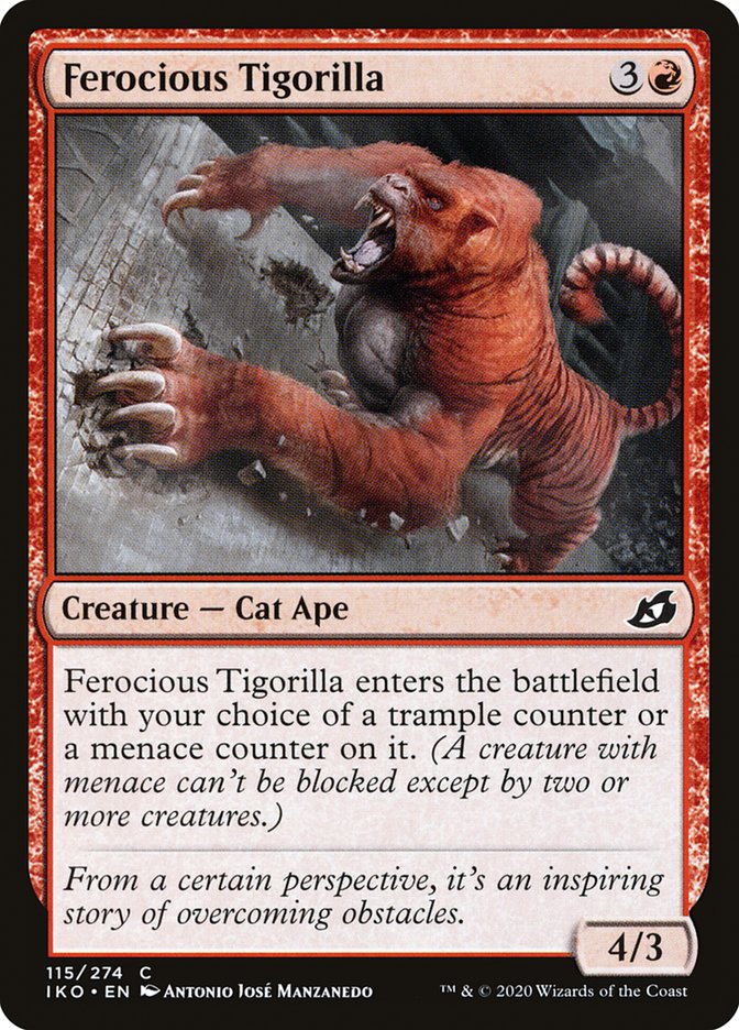 Ferocious Tigorilla [Ikoria: Lair of Behemoths] | Good Games Morley