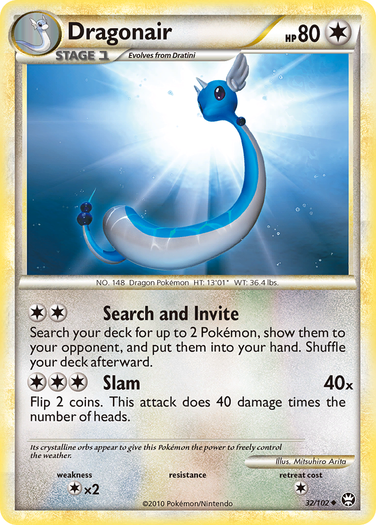 Dragonair (32/102) [HeartGold & SoulSilver: Triumphant] | Good Games Morley