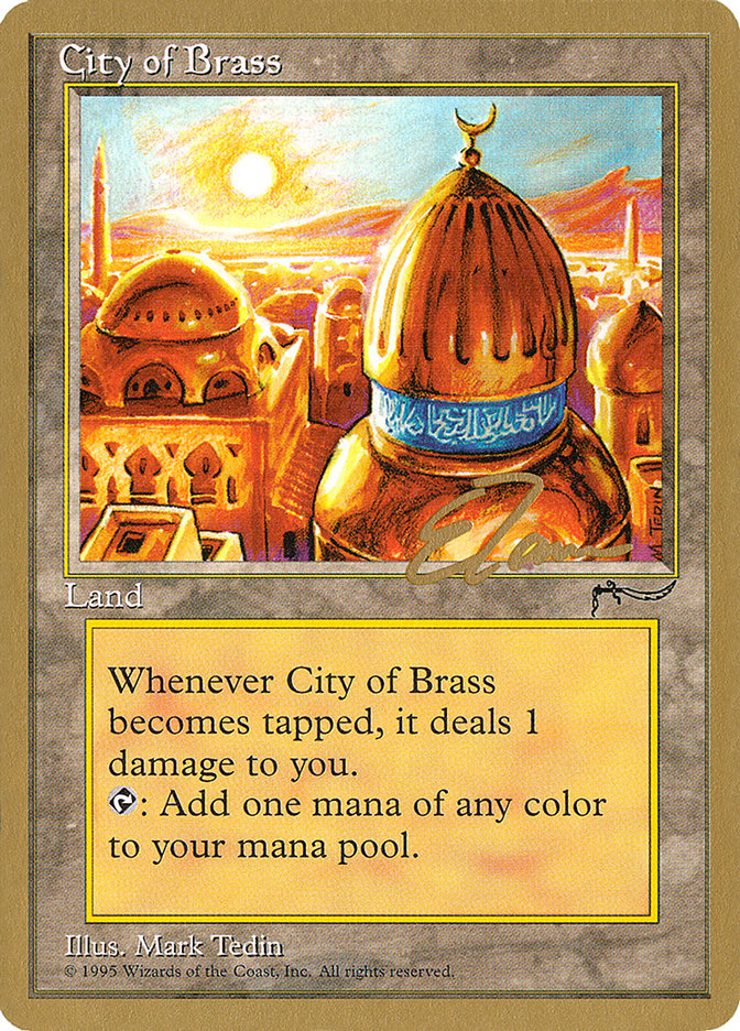 City of Brass (Eric Tam) [Pro Tour Collector Set] | Good Games Morley