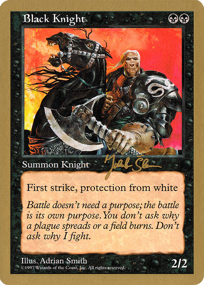 Black Knight (Jakub Slemr) [World Championship Decks 1997] | Good Games Morley