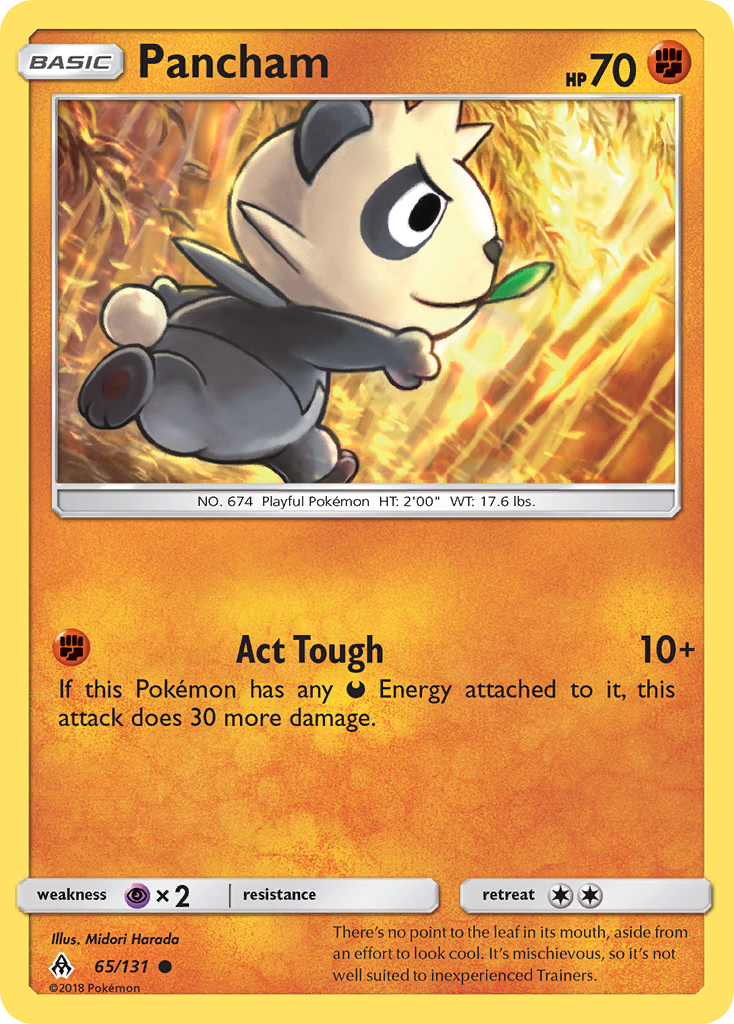 Pancham (65/131) [Sun & Moon: Forbidden Light] | Good Games Morley