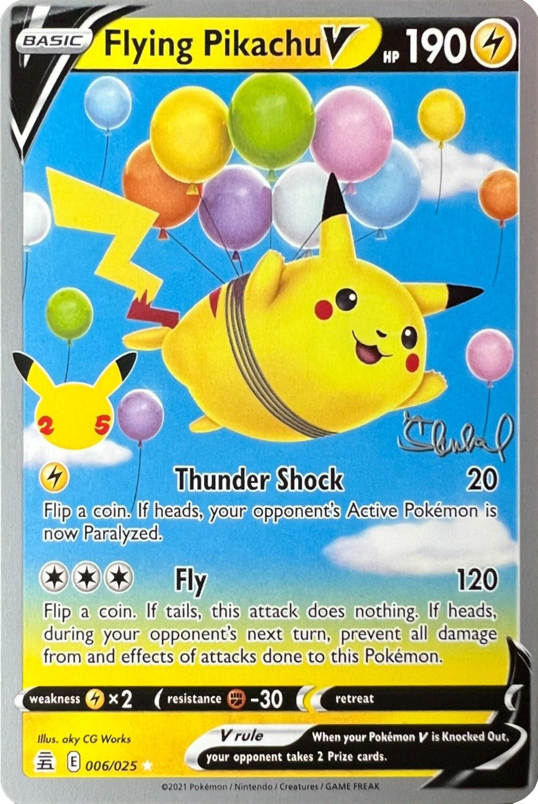 Flying Pikachu V (006/025) (ADP - Ondrej Skubal) [World Championships 2022] | Good Games Morley