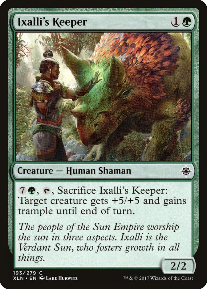 Ixalli's Keeper [Ixalan] | Good Games Morley