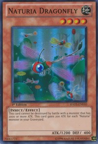 Naturia Dragonfly [HA03-EN010] Super Rare | Good Games Morley