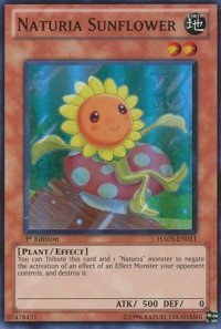 Naturia Sunflower [HA03-EN011] Super Rare | Good Games Morley
