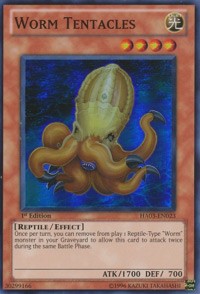 Worm Tentacles [HA03-EN023] Super Rare | Good Games Morley