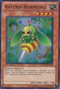 Naturia Horneedle [HA03-EN042] Super Rare | Good Games Morley
