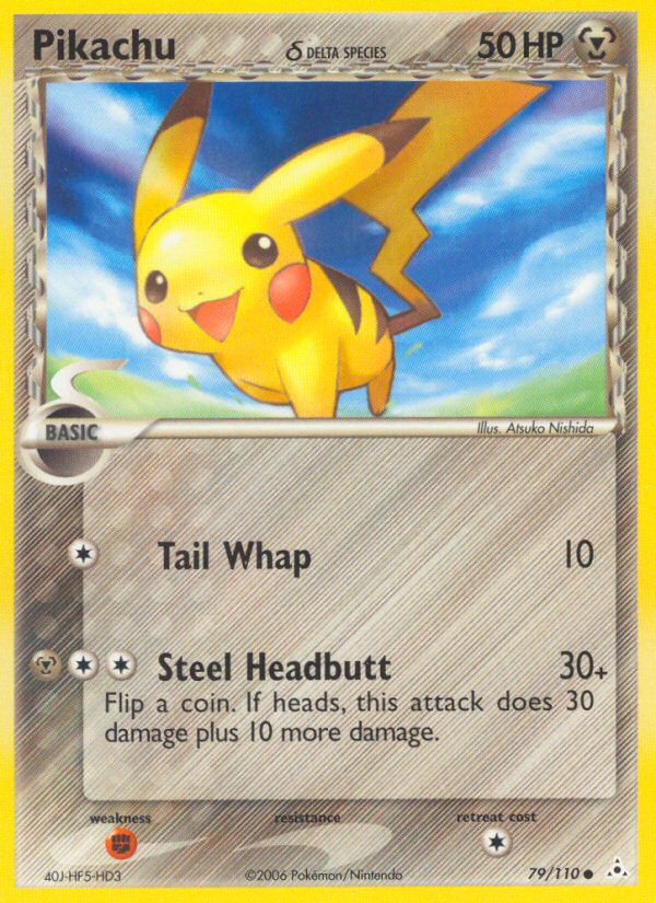 Pikachu (79/110) (Delta Species) [EX: Holon Phantoms] | Good Games Morley