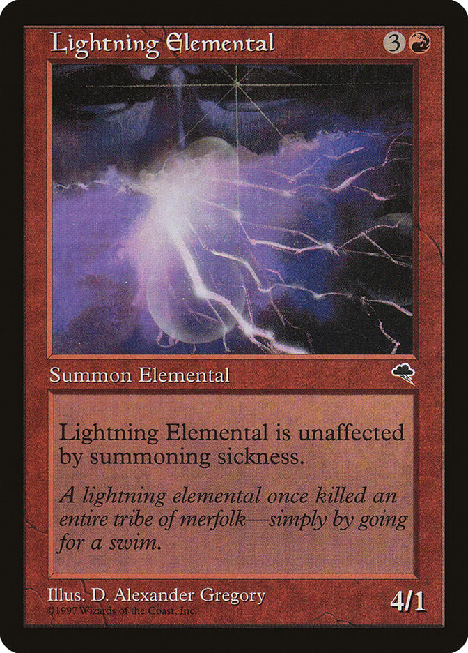 Lightning Elemental [Tempest] | Good Games Morley