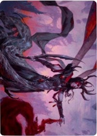 Drana, the Last Bloodchief Art Card [Zendikar Rising Art Series] | Good Games Morley