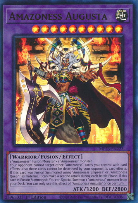 Amazoness Augusta [MP23-EN223] Ultra Rare | Good Games Morley