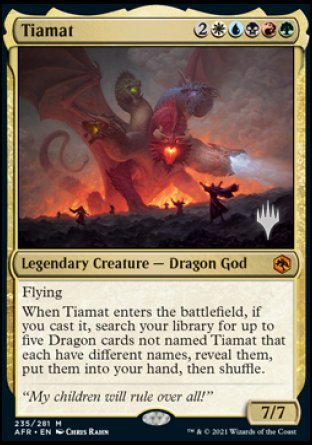 Tiamat (Promo Pack) [Dungeons & Dragons: Adventures in the Forgotten Realms Promos] | Good Games Morley