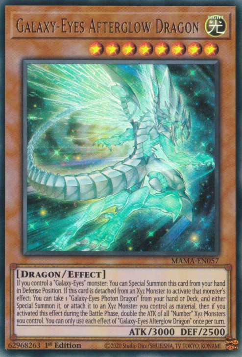 Galaxy-Eyes Afterglow Dragon [MAMA-EN057] Ultra Rare | Good Games Morley