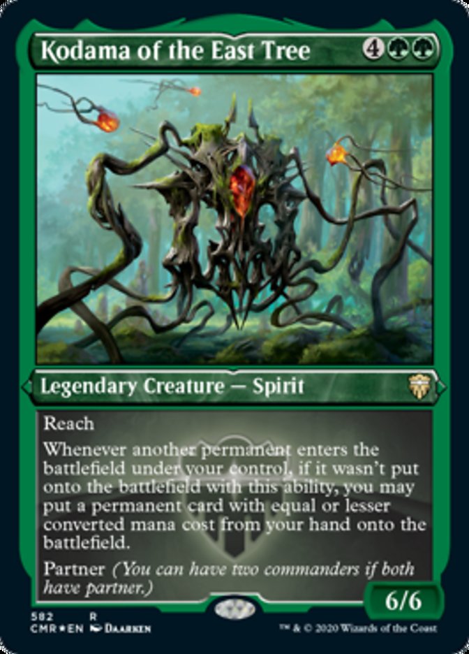 Kodama of the East Tree (Etched) [Commander Legends] | Good Games Morley