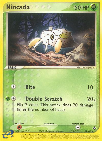 Nincada (67/97) [EX: Dragon] | Good Games Morley