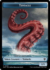 Tentacle // Koma's Coil Double-Sided Token [Murders at Karlov Manor Commander Tokens] | Good Games Morley