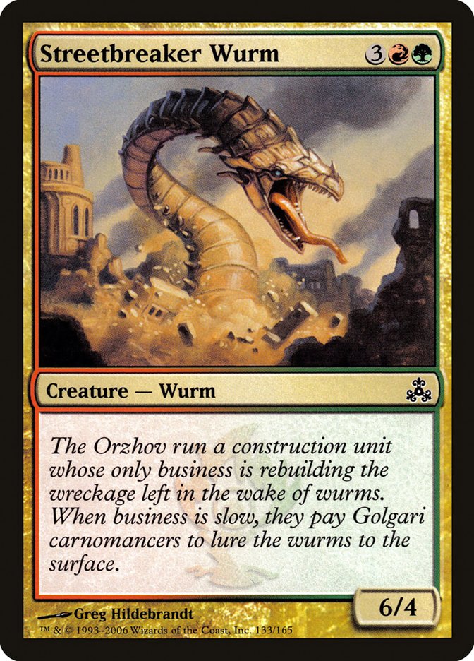 Streetbreaker Wurm [Guildpact] | Good Games Morley