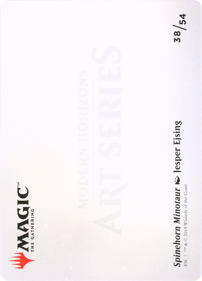 Spinehorn Minotaur // Spinehorn Minotaur [Modern Horizons Art Series] | Good Games Morley