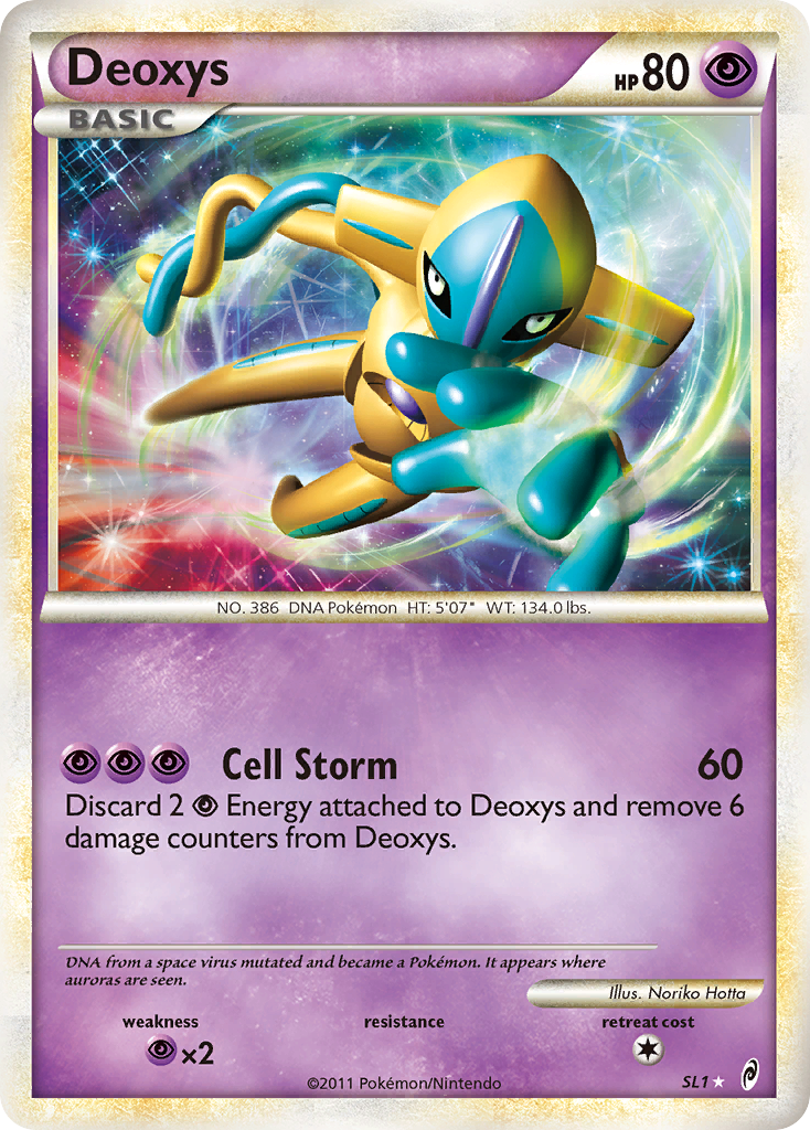 Deoxys (SL1) [HeartGold & SoulSilver: Call of Legends] | Good Games Morley