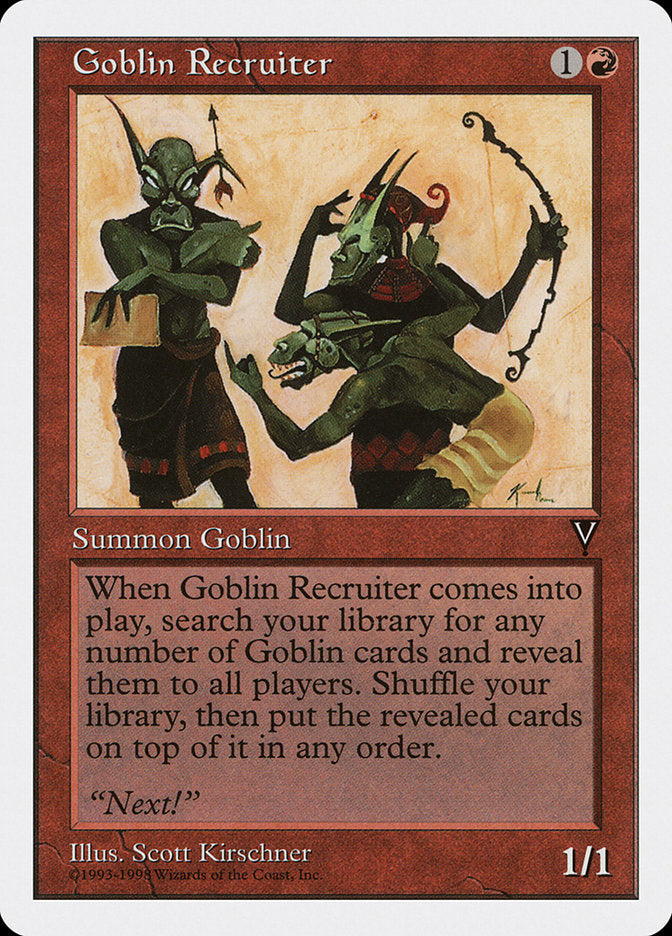 Goblin Recruiter [Anthologies] | Good Games Morley