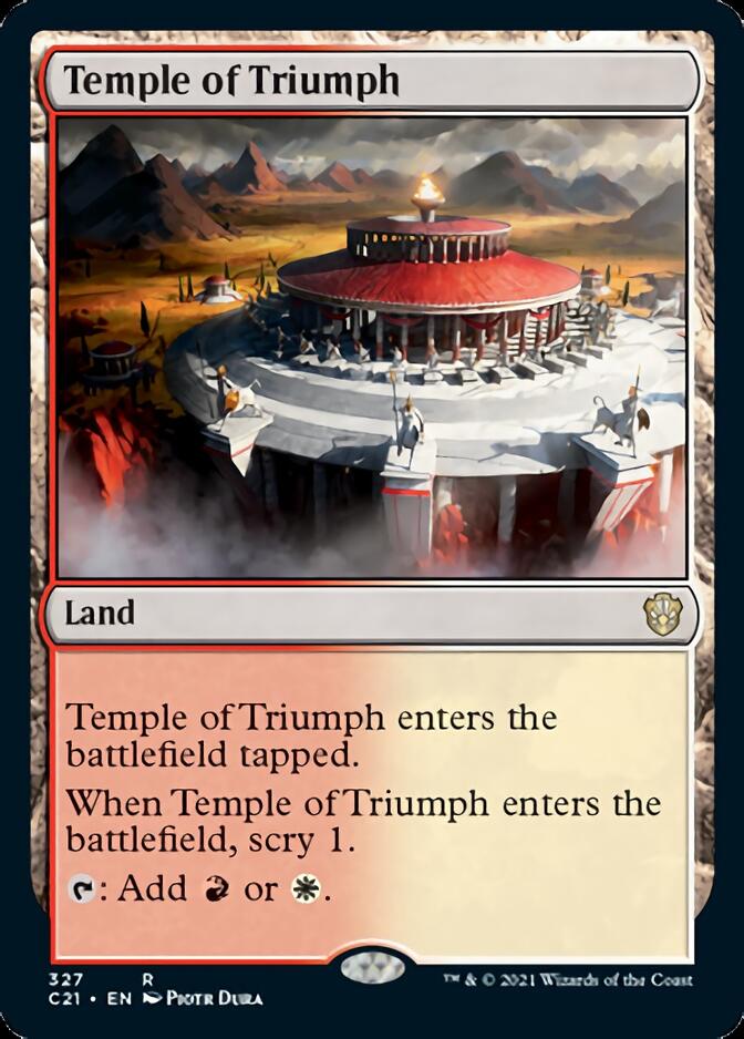 Temple of Triumph [Commander 2021] | Good Games Morley