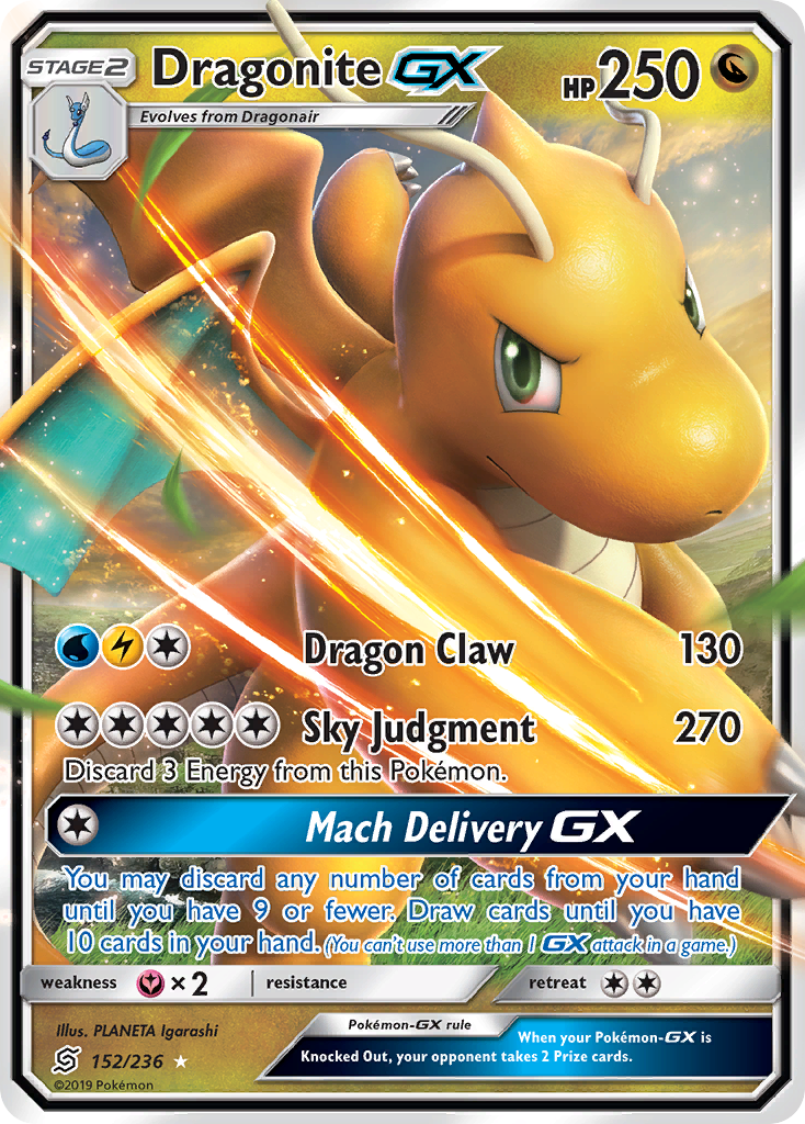 Dragonite GX (152/236) [Sun & Moon: Unified Minds] | Good Games Morley