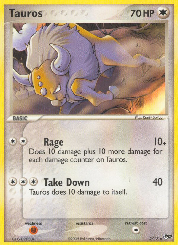 Tauros (5/17) [POP Series 2] | Good Games Morley